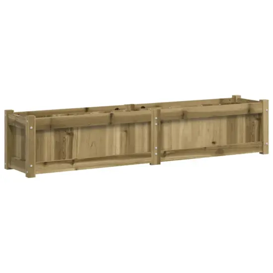vidaXL Garden Planter 59.1"x12.2"x12.2" Impregnated Wood Pine {2}
