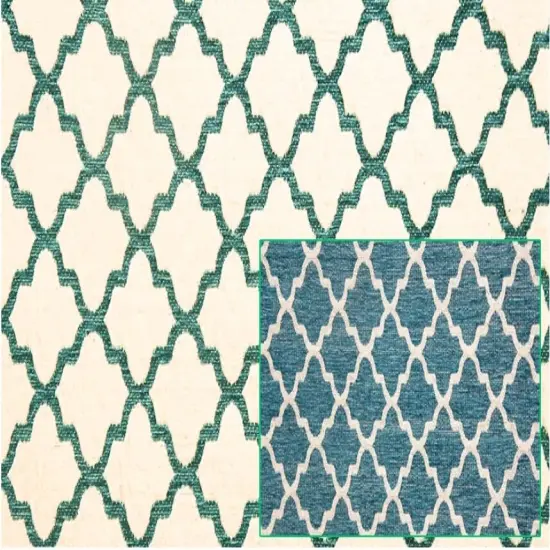 Hermitage Upholstery & Bedding Fabric Midnight {6}