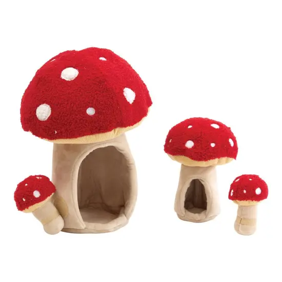 Kaplan Early Learning Company Plush Mushrooms- Set of 4 {6}