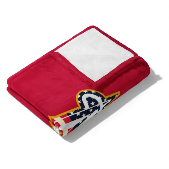 MLB Celebrate Series Silk Touch Sherpa Throw Blanket 50×60 Inches Los angeles angels {3}