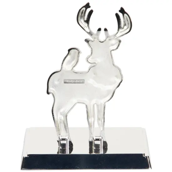 Northlight Reindeer Wearing Wreath with Cardinal Christmas Stocking Holder - 4.75" Brown {7}