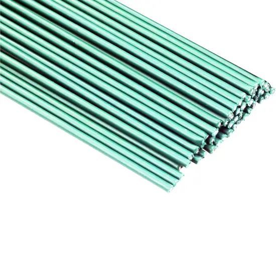 18 Gauge Stem Wire Diameter 1.7mm Dark Green Floral stem Wire 16 Inch Floral Stem Wire, 50PCS Floral Stem Wire Flower Arrangements - DIY Bouquet Handcrafts {5}