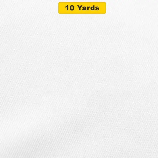 Action Solids PFP Solid Spandex Poly Fabric White {1}