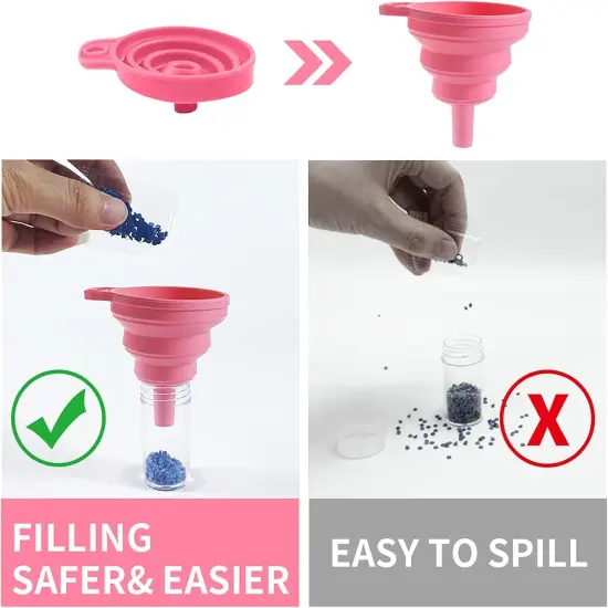 Diamond Painting Tools Storage Case,60 Slots Diamond Art Kits with Accessories for Craft Jewelry Beads Organizer Boxes {3}