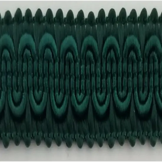 1/2" Scroll Braid Gimp w/ Backing - 12 Continuous Yards - Many Color Options! Dark green {1}