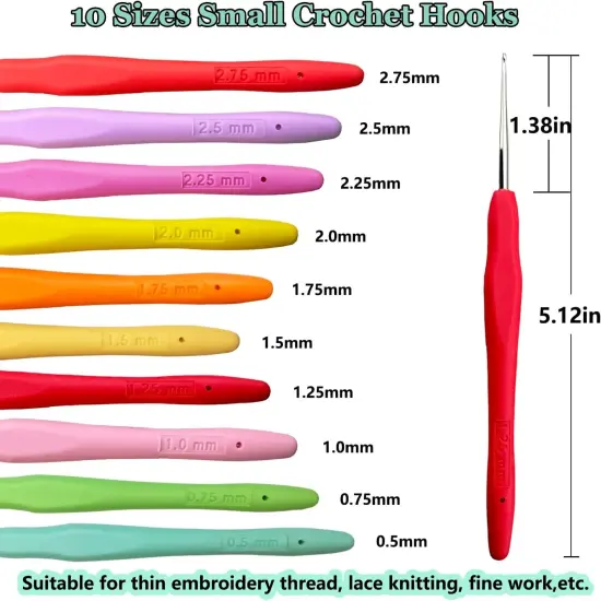 Hobekoee 22 Sizes Crochet Hooks Set {4}