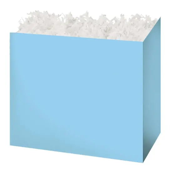 Pack/6: Light Blue Basket Box - 6-3/4 x 4 x 5" {1}
