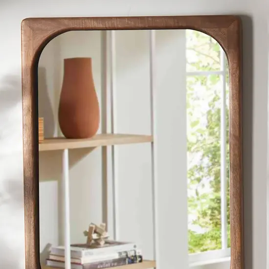 Cuba Wooden Wall Mirror {2}