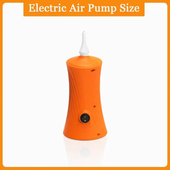 Electric Air Balloon Pump, Portable Long Animal Balloon Pump Electric Blower Machine Blue/Orange/Pink 110-120V 30W Balloon Electric Pump Inflator for Party/Wedding/Birthday Decorations {4}