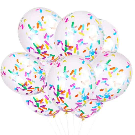 Party Balloon Birthday Balloons Sprinkles Confetti Balloon Pack - Ice Cream Sprinkle Balloons {1}