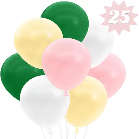 Party Decorations Latex Balloons - 25 pk, 12" | Camp Bride Bachelorette, Camp Theme Birthday Supplies, Bridal Shower, Outdoor Baby Shower Favors {1}