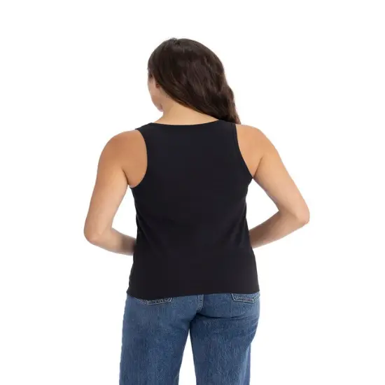 Next Level Apparel&reg; Ladies' Cotton Tank Soft and Stylish STONEWASH DENIM {8}