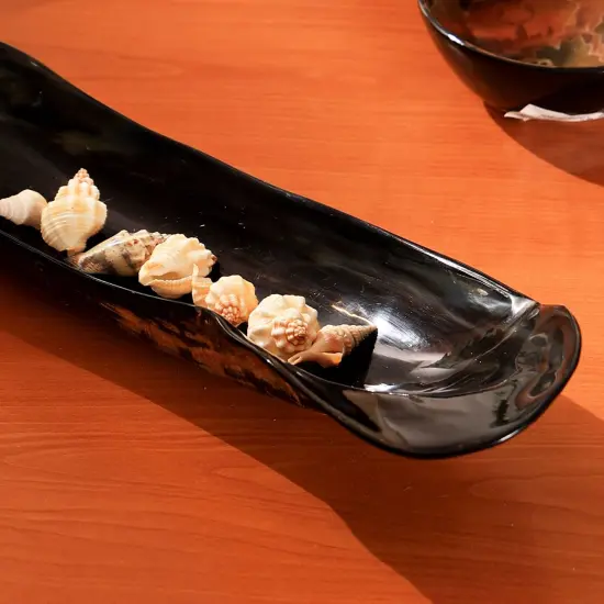 Nature of Horn Serving Bowl {5}