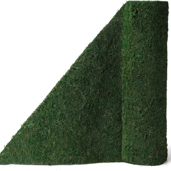 Dried Moss Table Runner for Party Garden Decoration , Dark Green (30cm X 92cm ( 12" x 36" )) {1}