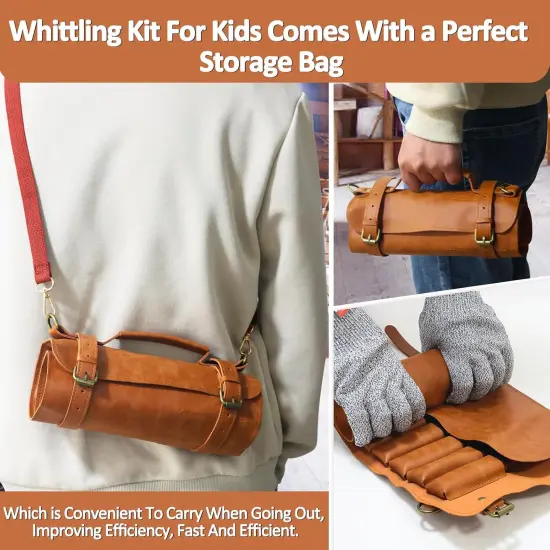 Wood Carving Kit,Carving Knife Set for Beginners,and Adults,Wood Carving Tools,Whittling Knife Set,Wood Whittling Set for Hobbies, Carving Set,Hook Knife,Spoon Carving Knife Suitable，Gift {5}