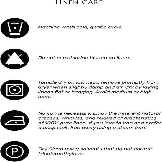 Pure Linen Navy and White Short Table Runner 14 x 36 Inch Ideal for Dresser and Coffee Tables {4}