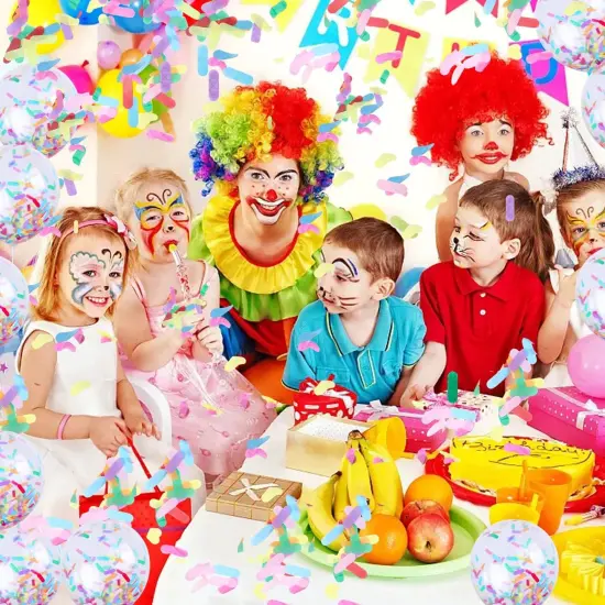 50g Colorful Paper Confetti Tissue Sprinkle Confetti Cute Multicolor Table Confetti Party Decoration Confetti for Wedding, Birthday, Baby Shower, Party, Photoshoot, etc {5}