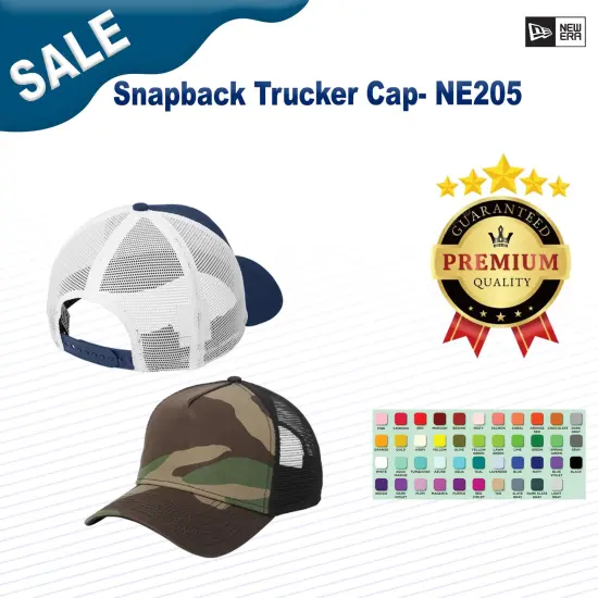 New Era&reg; Snapback Trucker Cap Grey/ Grey {3}