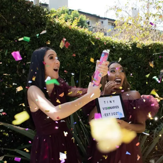 Confetti Poppers Confetti Cannon | 12 Pack | Glitter Multicolor | Party Poppers for Graduation, Birthday, Wedding | Alternative to Fireworks Smoke Bombs | Launches 25 ft | 12 inch | {2}