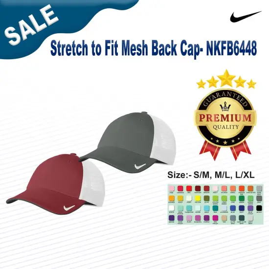 Nike&reg; Stretch to Fit Mesh Back Cap White/ White {3}