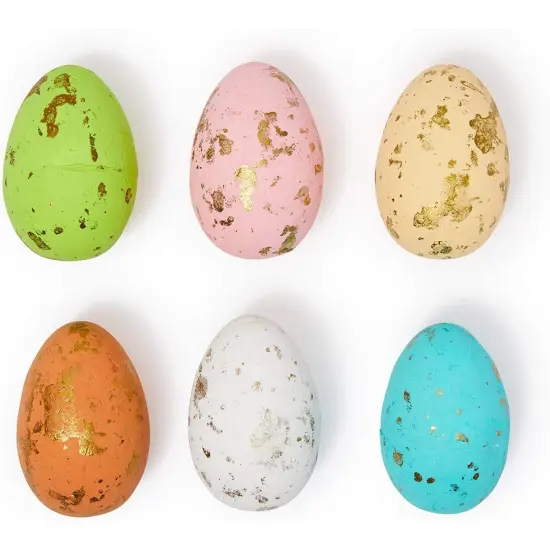 Juvale Foam Easter Eggs for Crafts and Easter Party Decorations, Home Decor (50 Pack) Multicolor {5}