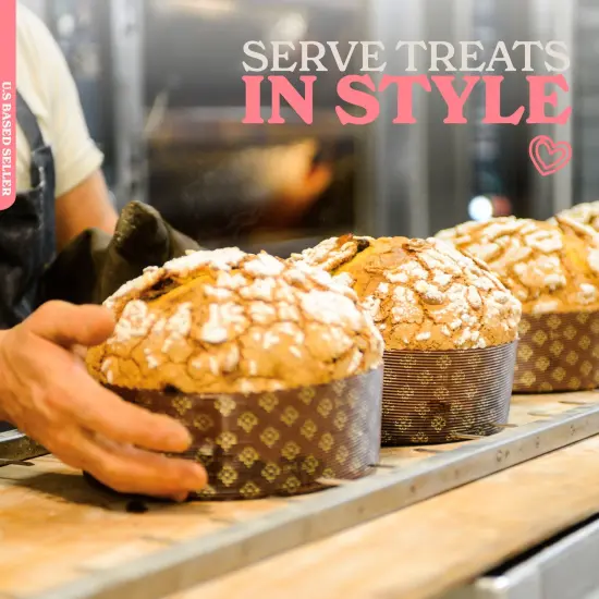 Spec101 Baking Cake Pan 25pc Set - Disposable Round Decorative Paper Bakeware {4}