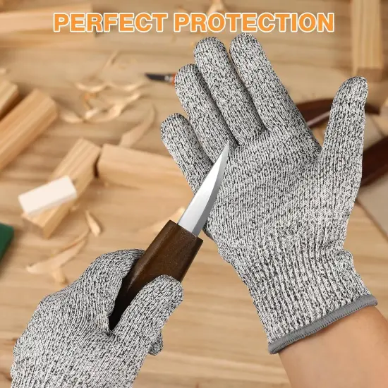 42PCS Wood Carving Kit for Beginners,14 Basswood, Wood Whittling Kits for Beginner and Kids, Wood Carving Tools with Safety Protection. 10pcs Carving Knife with 14pcs Basswood Block. {4}