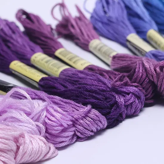 Premium Rainbow Color Embroidery Floss 140 Skeins Per Pack {3}