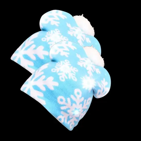 Light Up Snowflake Beanie 3 Flashing Speeds {5}