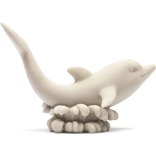 2-Pack Polyresin Paint Your Own Dolphin Figurines - Ceramic to Paint, Ideal for Kids & Adults - Fun DIY Arts & Crafts Activity for Creativity and Play White {5}