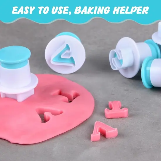 Alphabet & Number Cookie Cutter Set 36 Pieces {3}