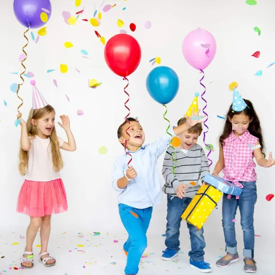 7 Pack Curling Ribbon, Crimped Curling Ribbon Metallic Balloon Ribbon Gift Wrap Ribbon Balloon String Shiny Wrapping Ribbon for Crafts, Christmas, Birthday, Wedding, Party Decoration (Glittered) {3}