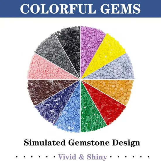 DIY Diamond Art Kit for Adults Wolf, 5D Diamonds Painting Kit Craft Gem Art Animal Full Round Drill(13.8x13.8inch/35x35cm) {4}