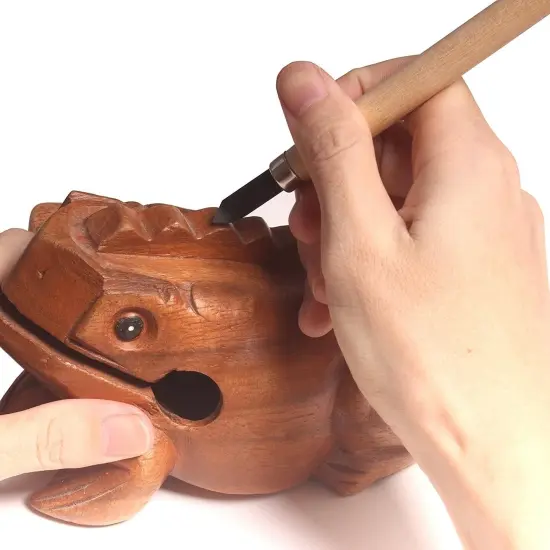 Wood Carving Knife Set, 12 Pcs Carving Tools for DIY Sculpture Beginners {4}