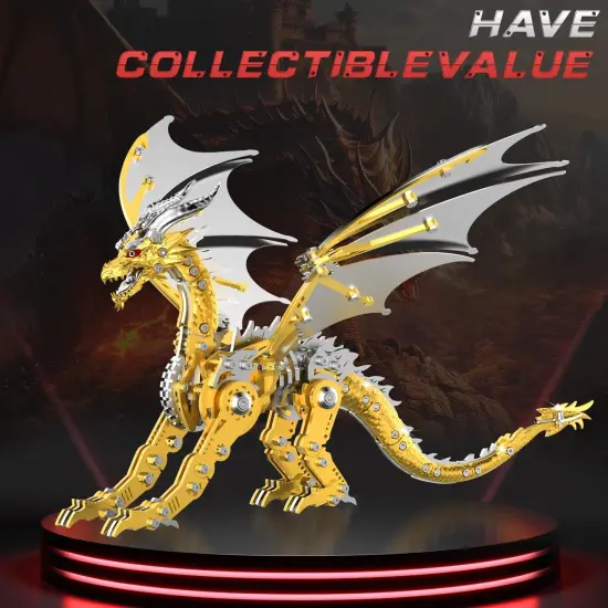 3D Puzzle for Kids,Stainless Steel Pteranodon Metal Kit - 3D Metal for Kids, Parent-Child Activity Toy/Building Blocks,Jigsaw Toy for Family Game {3}