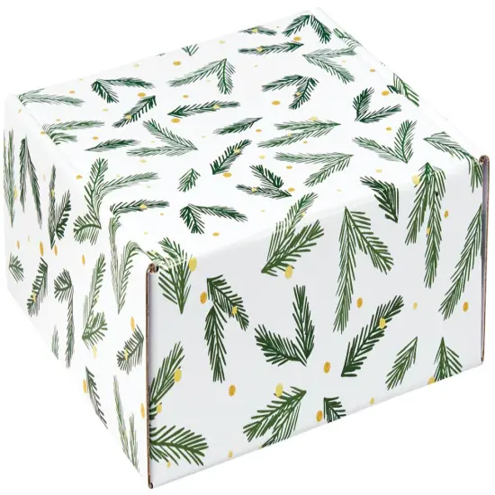 Pack/6: Holly Jolly Christmas Decorative Mailer - 12 x 9 x 3" {2}