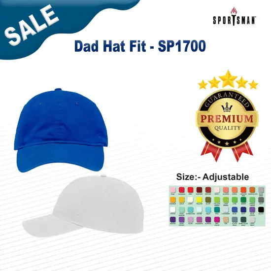 Sportsman&reg; Dad Hat Fit Chino Charcoal {3}