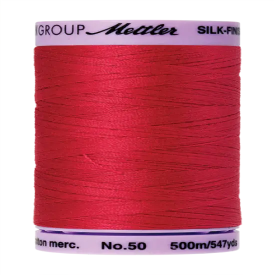 Poinsettia (9104-0102) | Silk-Finish Cotton 50wt (500M / 547Y) | Mettler Thread {1}