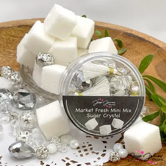 Jesse James Beads Mini Bead Mix in Sugar Crystal {1}