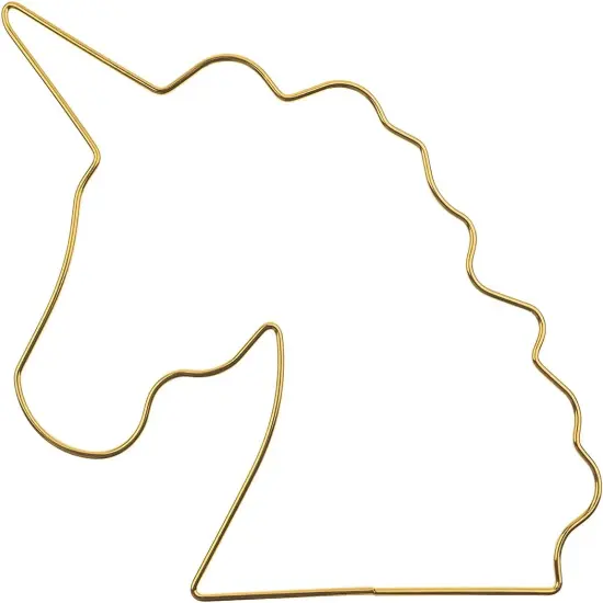 John Bead Iron Metal Animals Shapes Macram&eacute; Frame Unicorn {1}