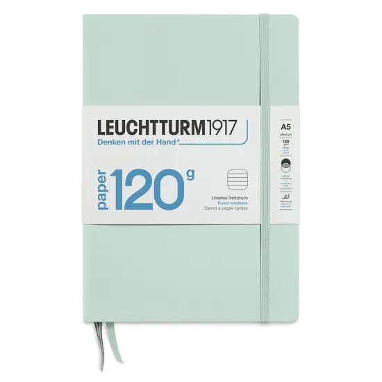 Leuchtturm1917 Edition 120G Notebook - Mint, 5-3/4" x 8-1/4", Ruled {1}