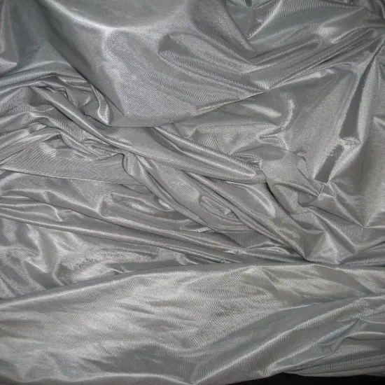 1 Yard Silver Polyester Fabric Low Stretch Extra Wide For Yoga Hammocks Stage Drapes 108&Prime;-120&Prime; Wide {2}