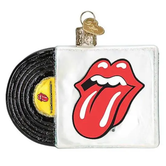 Old World Christmas 3.0 Inch Some Girls Album Cover Christmas Tree Ornament , The Rolling Stones Multicolored {2}