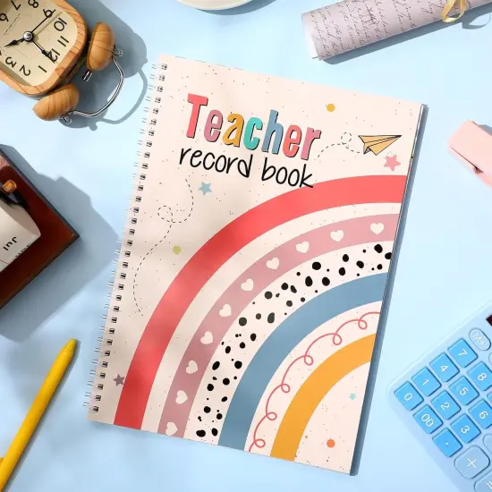 Teacher Record Book (Boho Heart Dot) {4}