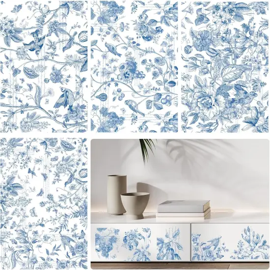 Vintage Rub on Transfers for Crafts - 4 Sheets {1}