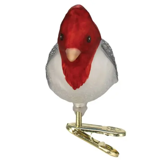 Old World Christmas 2.5 Inch Red-Crested Cardinal Tree Ornament , Clip-On Ornament Multicolored {3}