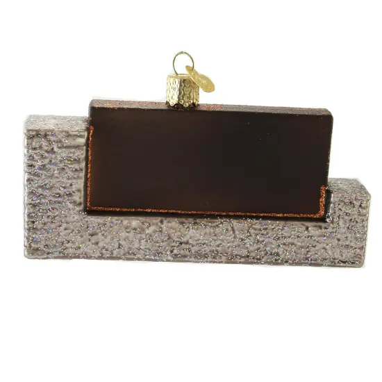 Old World Christmas 2.5 Inch Great Smoky Mountains National Park. Christmas Tree Ornament , Vacation Bears Clingmans Dome Brown {2}