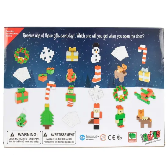 Strictly Briks Classic Bricks Advent Calendar for Kids and Toddlers, Countdown to Christmas Building Block Toy, 100% Compatible with All Major Brick Brands, Christmas Fun Theme, 416 Pieces {3}