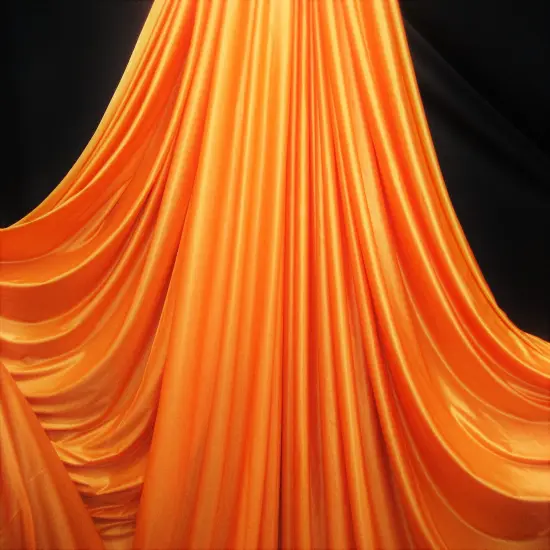 1 Yard Orange Low Stretch Polyester Fabric Extra Wide & Durable 108&Prime;-120&Prime; Wide {1}