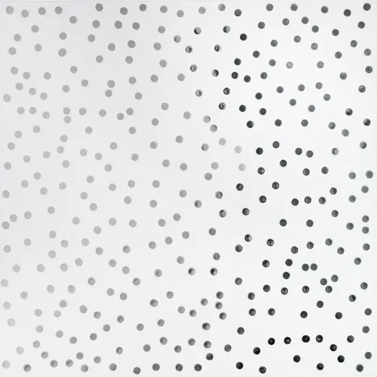 Clearly Posh Acetate Sheets 12"X12"-Confetti Dot W/Silver Foil {1}
